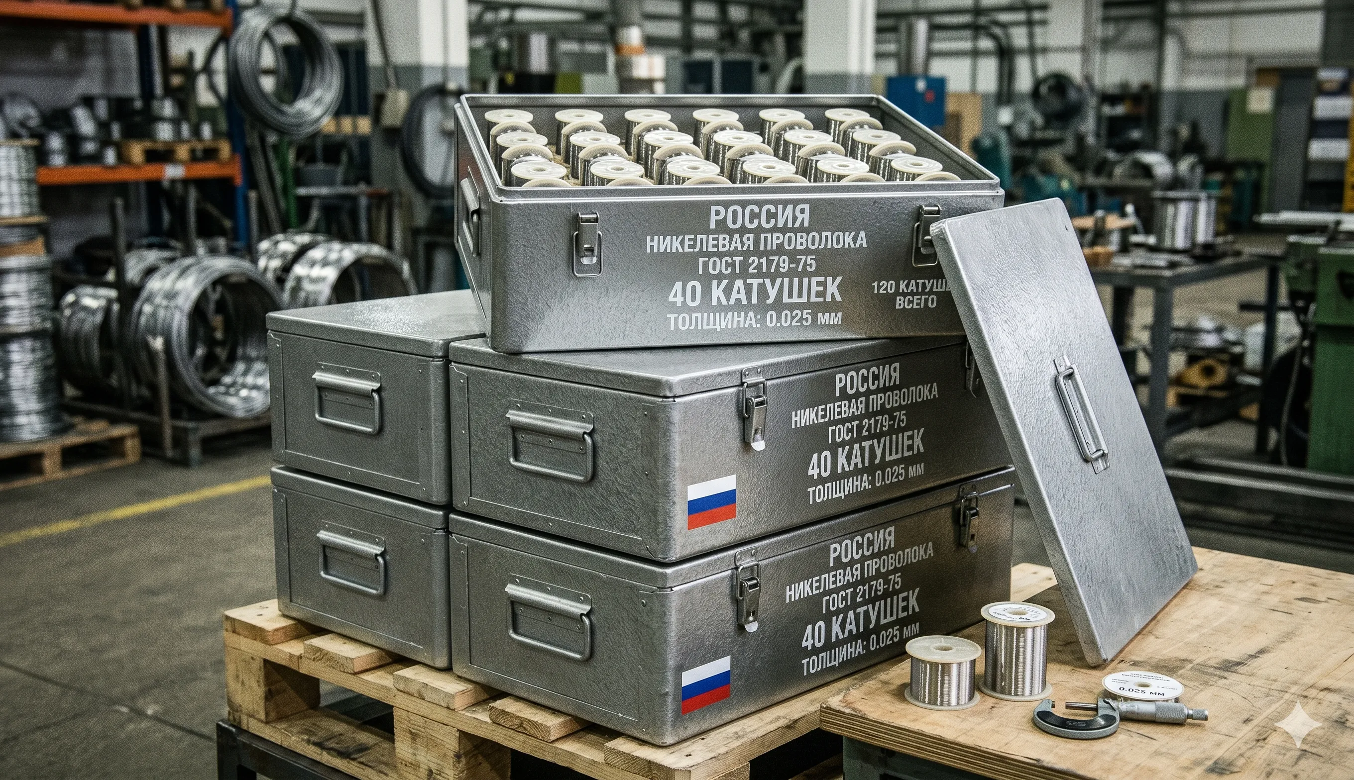 Secure Nickel Wire Packaging
